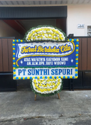 Papan Bunga Duka di Bayongbong